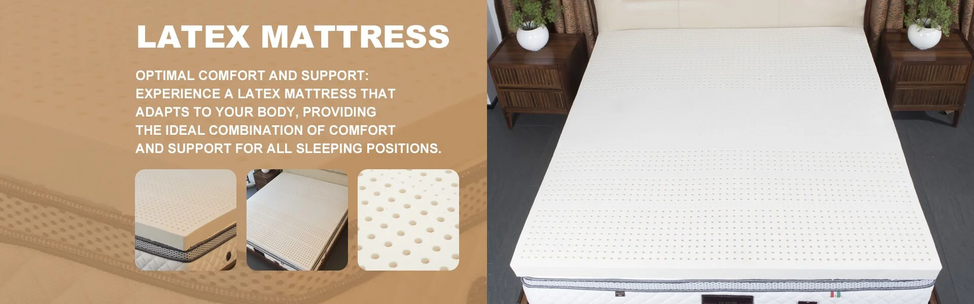 Matelas en latex de massage