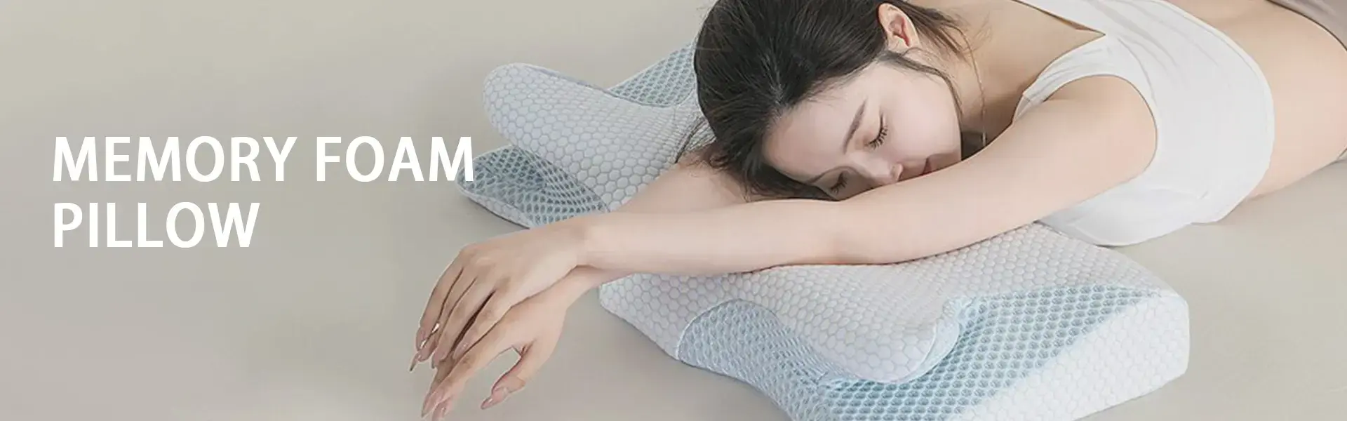 Oreiller en mousse à mémoire ergonomique