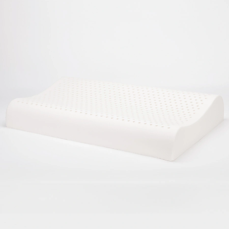 Oreiller ergonomique du latex anti-ronflant